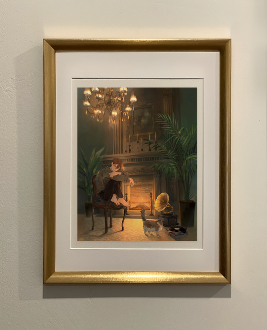 “Embers of Solitude” Art Print